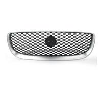 AEIOUPMMA Rejilla de Malla Superior para Parachoques Delantero de Coche, de plástico ABS Plateado para Jaguar XE 2015 2016 2017 2018