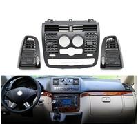 AEIOUPMMA Rejilla de ventilación del Aire Acondicionado Central Izquierdo y Derecho para salpicadero de Coche, para Mercedes Benz Vito Viano W636 W639 2004-2015 (Modelo A, Juego de 3 Piezas)