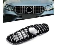 AEIOUPMMA Rejilla del capó del radiador del Parachoques Delantero del Coche, Color Negro y Cromado, Clase E para Mercedes Benz W213 E63 E63S 2016 2017 2018 2019 2020(Chrome)