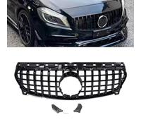 AEIOUPMMA Rejilla del radiador del Parachoques Delantero del Coche Clase CLA para Mercedes Benz W177 C117 CLA200 CLA250 CLA45 AMG 2015 2016 2017 2018 2019(Black)