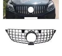 AEIOUPMMA Rejilla del radiador del Parachoques Delantero Estilo GTR para Coche Clase GLE Coupé para Mercedes Benz 2015-2019 W292 C292 GLE350 GLE400 GLE450 GLE 500(Chrome)