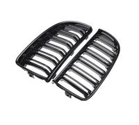 AEIOUPMMA Rejilla Delantera para Coche, Parrilla de Doble línea, Serie 3, sedán, Familiar, ABS Negro Brillante para BMW E90 E91 320i 323i 328i 335i 2005 2006 2007 2008