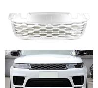 AEIOUPMMA Rejilla Delantera Superior del radiador para automóvil, Color Plateado y Negro, ABS, Accesorios para automóvil para Land Rover Range Rover Sport 2018 2019 2020 2021(Silver)
