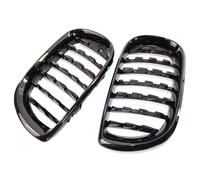 AEIOUPMMA Rejilla Delantera Tipo riñón para Coche, Rejilla de Malla de plástico ABS de Color Negro Brillante, Estilo meteorito con Forma de Diamante para BMW E46 4D 2002 2003 2004 2005