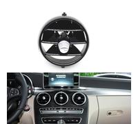 AEIOUPMMA Rejilla Interior de Salida de ventilación de Aire Acondicionado Delantero Trasero para Mercedes Benz Clase C W205 GLC W253 2015-2021 2058300201 (Modelo A Central 1 Pieza)