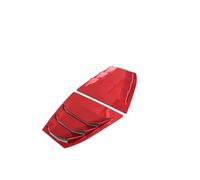 AEIOUPMMA Rejilla ventilación para Ventana Lateral del Cuarto Trasero del automóvil,Cubierta del Panel ventilación,embellecedor plástico,Exteriores del sedán para Mazda 3 2014-2018(Red Style)