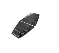 AEIOUPMMA Rejilla ventilación para Ventana Lateral del Cuarto Trasero del automóvil,Cubierta del Panel ventilación,embellecedor plástico,Exteriores del sedán para Mazda 3 2014-2018(Carbon Fiber Look)