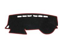AEIOUPMMA salpicadero,salpicadero,Parasol,Alfombra,para KIA Rio 3 K2 2012 2013 2014 2015 2016(Red Edge (RHD),Flannel)