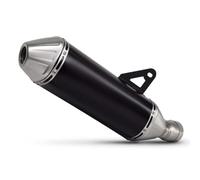 AEIOUPMMA Silenciador de Escape de Motocicleta de Acero Inoxidable con Interfaz DB Killer de 60 mm, línea Deslizante para KOVE 800X(B Black)