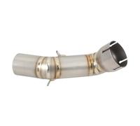 AEIOUPMMA Silenciador de Escape de Motocicleta Deslizante Modificado con Tubo de Enlace Central de aleación de Titanio para Ducati Monster 1100 EVO 2011 2012 2013