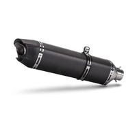 AEIOUPMMA Silenciador de Fibra de Carbono para Escape de Motocicleta, Universal, 51 mm, AT2, con DB Killer para Ninja 650 ER6N GSXS8 Tuono 660 MT 09(570MM)