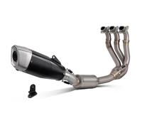 AEIOUPMMA Sistema de Escape de Motocicleta, Conjunto Completo, Tubo de Escape Delantero, silenciador para Triumph Trident 660 2021 2022 2023 2024