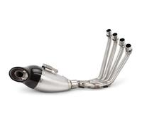 AEIOUPMMA Sistema de Escape para Motocicleta, Conjunto Completo Modificado, silenciador de Carbono para Tubo de Escape Delantero Inferior para CBR650R CB650R CB650F CBR650F 2014-2024