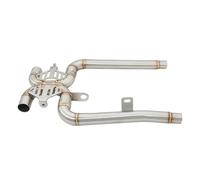 AEIOUPMMA Tubo de conexión de Escape Deslizante para Motocicleta para Triumph Street Speed Twin 900 T100 T120 1200