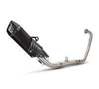 AEIOUPMMA Tubo de Escape de Motocicleta, Sistema Completo de Escape Delantero con silenciador de Doble Orificio y Cubierta para CFMoto 300SR 300NK 250SR NK250(A)