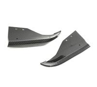 AEIOUPMMA Un par de difusores de Esquina para Parachoques Trasero,Divisor alerón,Accesorios en Color Negro Brillante para Chevrolet Corvette C7 Stingray 2014-2019(Carbon Fiber Style)