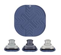 AEIXYA 1 pieza de salvamanteles de silicona para Ninja Crispi, almohadillas térmicas para freidora de aire Ninja Crispi, resistentes al calor, antideslizantes, protección para la encimera (azul)