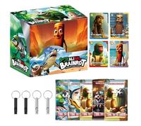 AEIXYA 36 Sobres Italian Brainrot Mix Psychedelic,Cartas Italian Brainrot,Cromos Brainrot,Tung Tung Tung Saur,Trading Card Game (B)