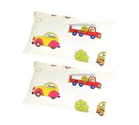 AEIXYA Juego de 2 Fundas de Almohada para Bebé, Suave y Transpirable con Diseño Sobre, Protector de Almohada Ideal para Cuna, Viaje y Uso Diario, Regalo Perfecto para Niños y Niñas