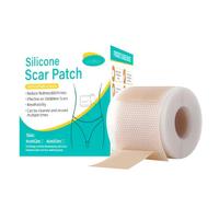 AEIXYA Silicone Scar Sheets,Silicone Scar Tape,Láminas De Silicona De Grado Médico Para,Cesáreas,Quemaduras Y Acné(4cm × 200cm),Transpirables Para Todo Tipo De Piel,Parches Cicatrizantes,Reutilizables