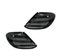 aejghfwjh Luces Traseras Para Benz Clase E W213 E200 E260 E300 2016-2020 Conjunto Luces Traseras Coche Mejora Dinámica Luz Señal Intermitente LED Piloto Trasero(Black set)