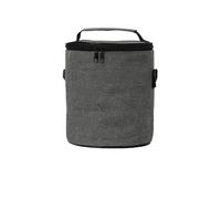 AEJHSIN Bolsa térmica Oxford de moda for el almuerzo, refrigerador portátil for alimentos Picnic, caja Bento for hombres y mujeres, bolsas aisladas barril redondo(17.5x21cm)