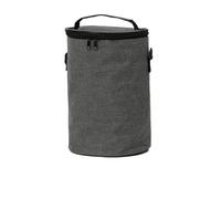 AEJHSIN Bolsa térmica Oxford de moda for el almuerzo, refrigerador portátil for alimentos Picnic, caja Bento for hombres y mujeres, bolsas aisladas barril redondo(17.5x27cm)