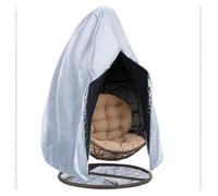 AEJHSIN Funda Balancin Jardin Exterior Funda for Silla de Huevo jardín al Aire Libre, Funda Protectora for Columpio otoño, for Cesta for Enredadera(Silver,Double 230 * 200cm)