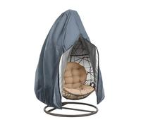 AEJHSIN Funda Balancin Jardin Exterior Funda for Silla de Huevo jardín al Aire Libre, Funda Protectora for Columpio otoño, for Cesta for Enredadera(Grey,Single 115 * 190cm)