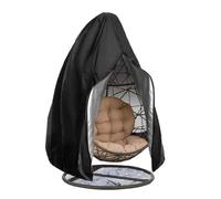 AEJHSIN Funda Balancin Jardin Exterior Funda Protectora for Columpio Colgante de Huevo, for Muebles jardín al Aire Libre, Impermeable, for el hogar, for balcón(Black,190x115cm)