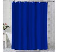 AEKDCL Cortina de ducha lavable, 85 x 180 cm (ancho x alto), color azul oscuro, resistente al moho, lavable para baño, habitación húmeda, cortina de ducha de tela de poliéster extralarga, cortinas de