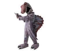 AEKLXVKU Conjunto de disfraz de dinosaurio para niños, dibujos animados de Halloween, accesorios de fotos, fiesta temática S