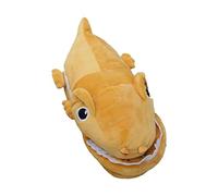 AEKLXVKU Lindas pantuflas de felpa con diseño de dinosaurio de dibujos animados para dormitorio, diseño delicado