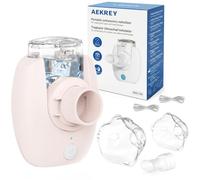 AEKREY Nebulizador Portátil para Niños y Adultos 46g, Silencioso 35dB, USB | Inhalador para Resfriados/Sinusitis/Bronquitis/Asma/Tos y Alergias, 2 Mascarillas, 1 Boquilla, Bolsa de Almacenamiento