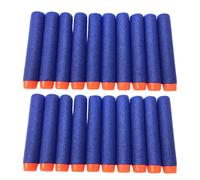 AEKZOX 20 Pcs Dardos Munición de Espuma compatible con Pistolas Elite, Refill Darts para Blasters de la Serie N-Strike, Accesorios para Blaster (Regalo de Fiesta para Niños)