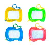 AEKZOX Mini Pizarra Mágica (4 Unidades), Magnetica Niños Con Llavero, Para Fiestas, Cumpleaños Infantiles, Relleno Para Bolsas Regalo, Piñata, Premios Para Tómbola, Entretenimiento Fiestas
