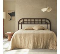 Ael - Cabecero de madera de mindi 190 cm H 120 x B 190 x T 6 cm