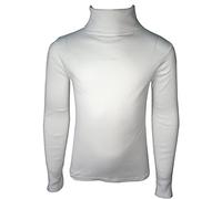 AEL - Camiseta infantil para niña (cuello alto 0-13 años), diseño de tortuga Blanco 2-3 Años