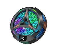 Aelevate Enfriador de 5 teléfonos celulares - Radiador semiconductor para teléfono móvil con ventilador silencioso - Funda magnética de refrigeración LED de 7 colores para móvil, transmisión de video