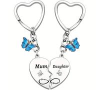 AeLion Llavero para mujer, regalo de cumpleaños para mamá, mamá, mamá, mamá, regalo para el día de la madre de hija, hijo, a mi hija en el día de la madre, gran idea de regalo, Mumd, talla única