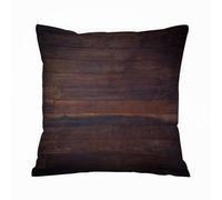 AELKSP Fundas de Cojín 40x40 cm,Chocolate, Madera Oscura desgastada Envejecida,Fundas de Cojín Decorativo para Sofá,Cama, Silla,Salón,Coche.Modernas y con Cremallera Invisible