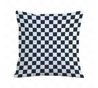 AELKSP Fundas de Cojín 40x40 cm,Composición monocromática a Cuadros con Tablero de ajedrez clásico,Fundas de Cojín Decorativo para Sofá,Cama, Silla,Salón,Coche.Modernas y con Cremallera Invisible