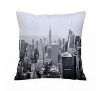 AELKSP Fundas de Cojín 50x50 cm,Nueva York, Nueva York, más allá de Manhattan Desde los Rascacielos de,Fundas de Cojín Decorativo para Sofá,Cama, Silla,Salón,Coche.Modernas y con Cremallera Invisible