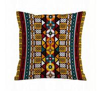 AELKSP Fundas de Cojín 50x50 cm,Origen étnico con Motivos Tribales.,Fundas de Cojín Decorativo para Sofá,Cama, Silla,Salón,Coche.Modernas y con Cremallera Invisible