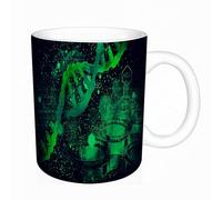 AELKSP Tazas grandes de 330 ml para café, tazas desayuno, té y bebidas calientes, tazas de cafe,La estructura del ADN en el contexto científico,regalo aniversario pareja