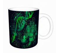 AELKSP Tazas grandes de 330 ml para café, tazas desayuno, té y bebidas calientes, tazas de cafe,Visualización de ADN, equipos de laboratorio y símbolos científicos en entorn,regalo aniversario pareja