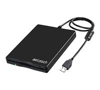 aelrsoch Disquetera Externa USB 3.5", Lector Disquetes USB, 1,44 MB FDD portátil, Unidad de Disquete Externa de 3,5 Pulgadas Adecuada para PC con Windows 2000 / XP / 7/8, Plug and Play