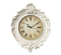 AELS Reloj de Pared Vintage de 13 x 11 Pulgadas, Reloj de Pared Retro Decorativo de Estilo Europeo, Cuarzo de Calidad, Funciona con Pilas, Colgante para Sala de Estar, Dormitorio, Oficina, decoración