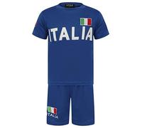Aelstores De Verano De Fútbol Cortos Chicos Nuevas Muchachas Camiseta Superior Kit Chaleco Set Color: Italia Tamaño: 3-4 Años