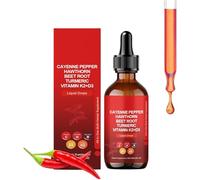 Aeluro Cayenne Drops 60 ml, extracto de pimienta de cayena Aeluro, gotas líquidas de pimienta de cayena natural (1)